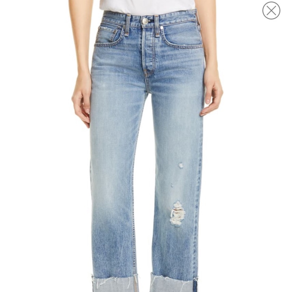 Rag&bone maya high rise straight jeans